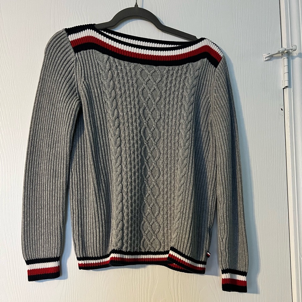Heavy gray sweater